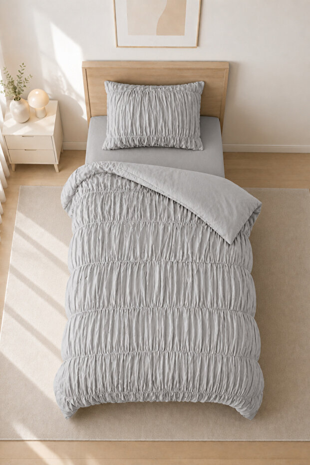Riva Drawstring Single Duvet Cover Set | 160 X 220 cm
