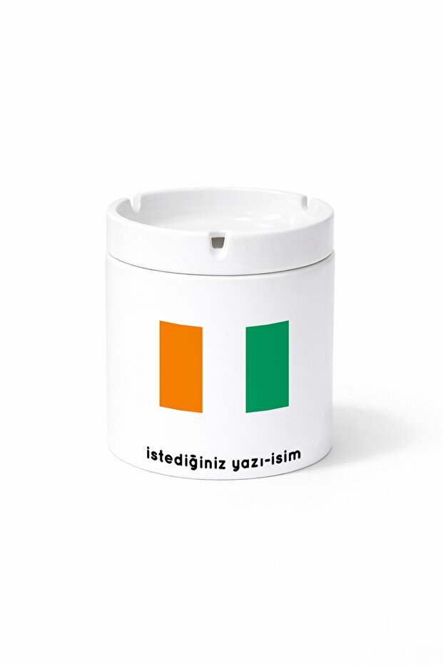 Country Ci Ivory Coast Ivory Coast Flag Flag Printed Ashtray Ashtray Gift