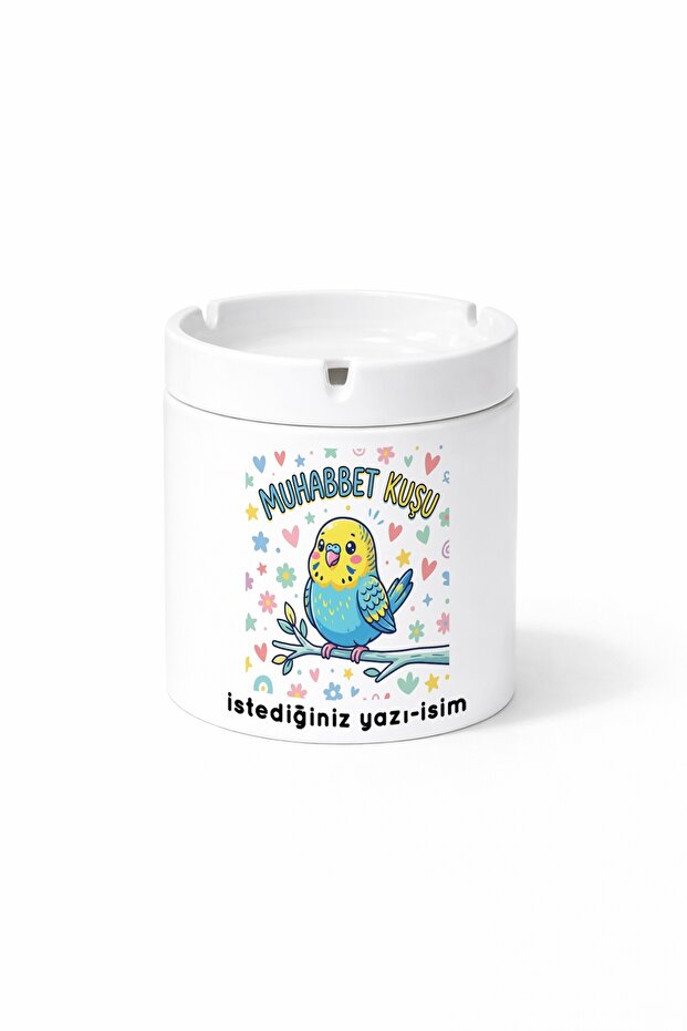 Animal Budgerigar Parakeet Double Sided Printed Porcelain Magic Mug