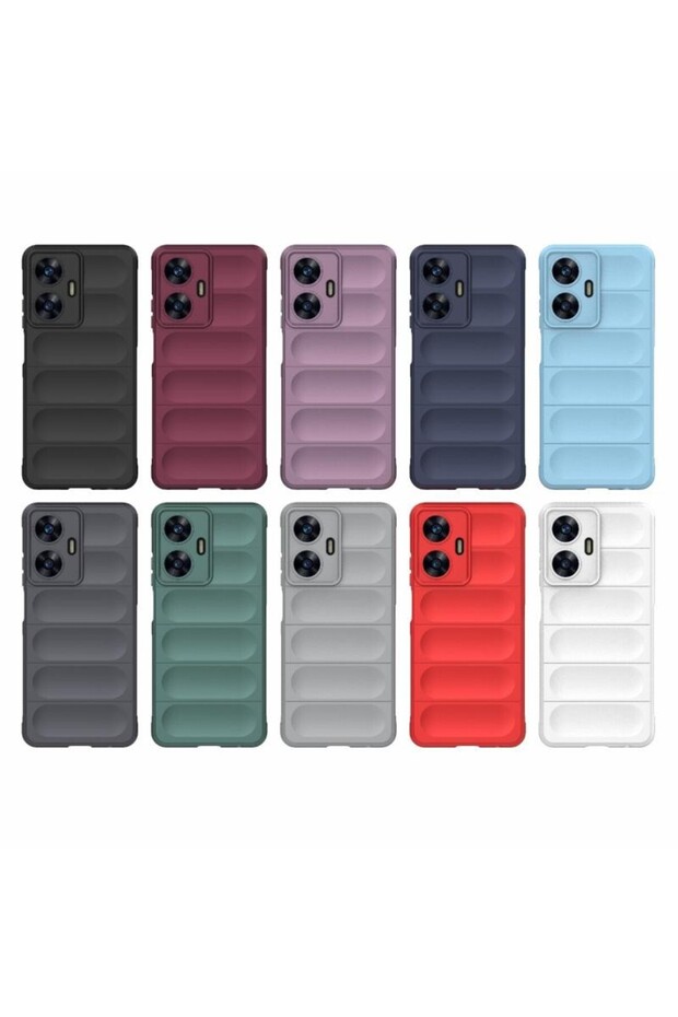 Magic Shield Θήκη Σιλικόνης Red (Realme C55) - 2