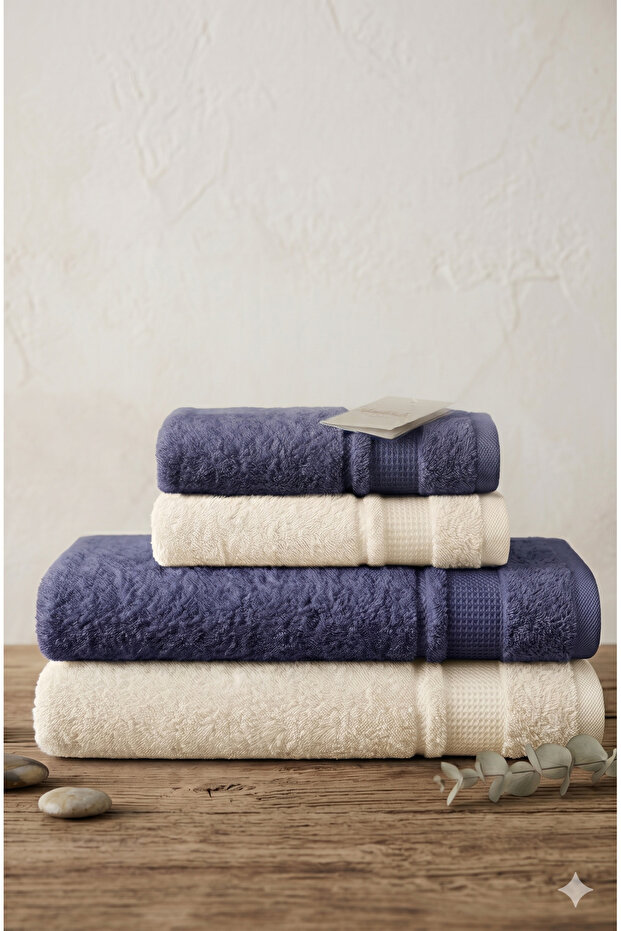 Colurist Towel Set 2 Bath Towels 90X150 cm 2 Hand-Face Towels 50X90 cm