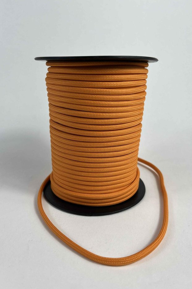 5 mm Premium Paracord Rope 10 Meters Orange – Camping Wristband Leash and Outdoor Braided Rope