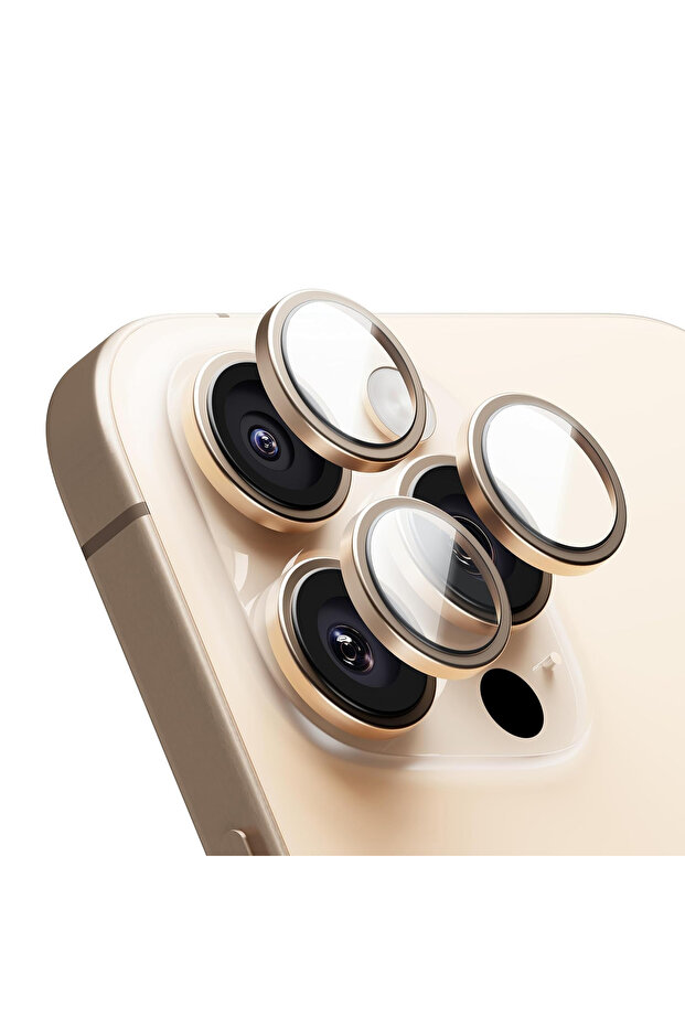 Camera Lens Protector For iPhone 16 Pro Max Scratch-Resistant HD Clear Glass With Full Camera Bump Protection
