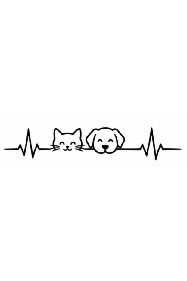 Animal Love Rhythm Sticker 22*7