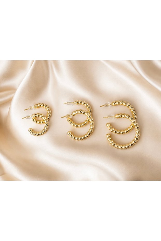 Set of Six Pairs of Earrings 2cm 2.5 cm 3 cm