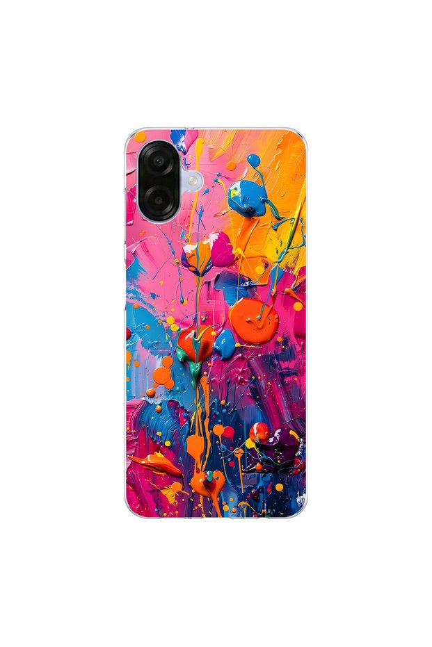Samsung Galaxy A07 Compatible Graffiti 3 Design Transparent Case