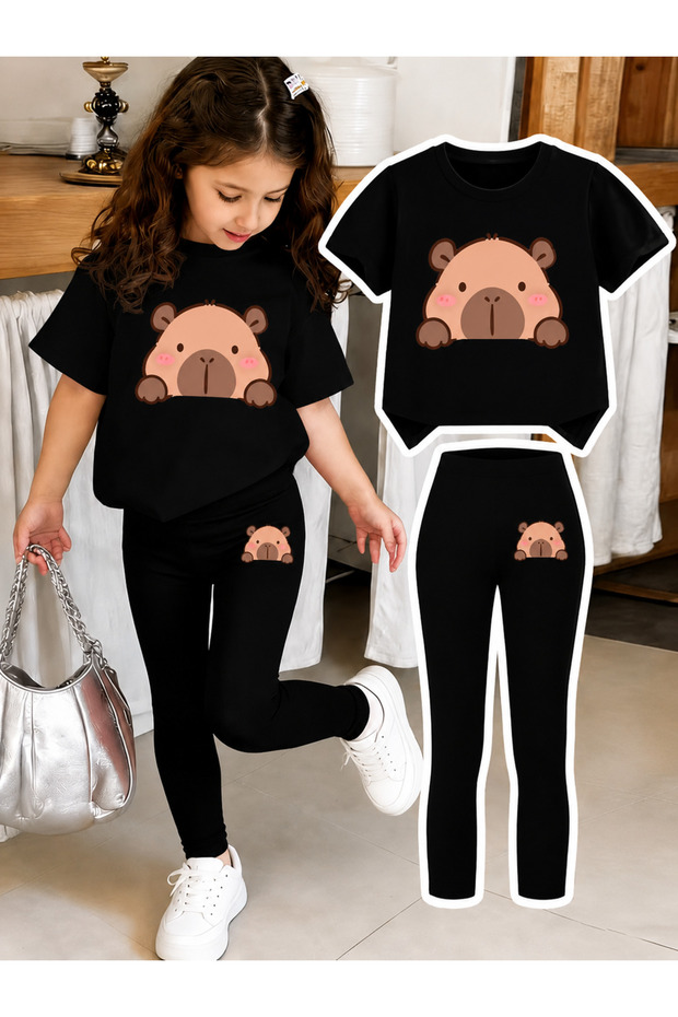 Kids Leggings and T-Shirt Set