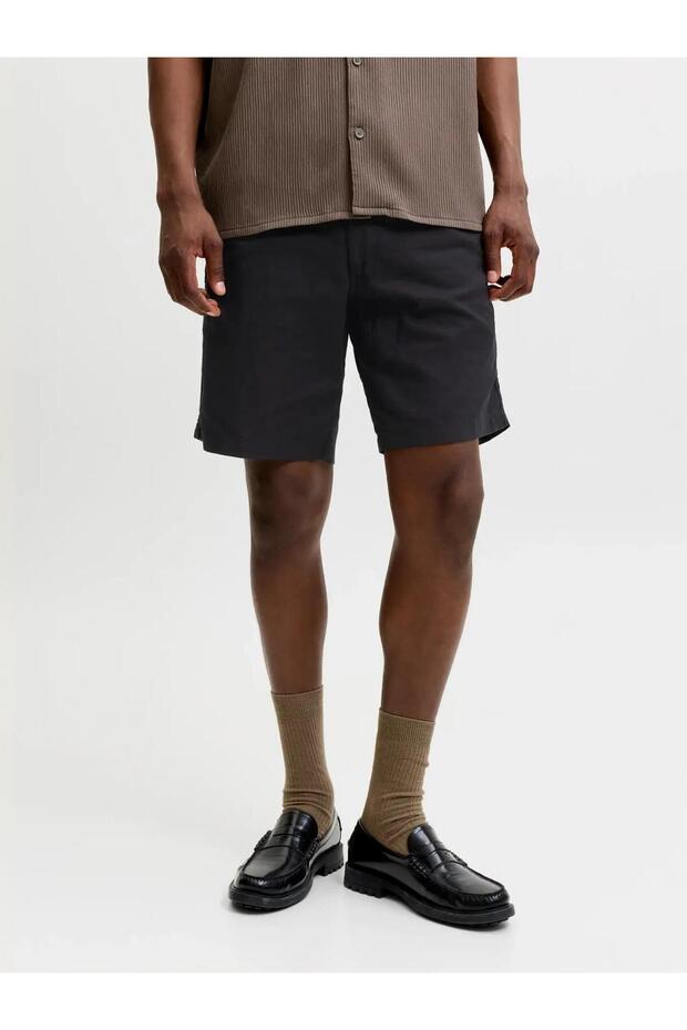Jpstjaıden Black Men's Shorts 12292332