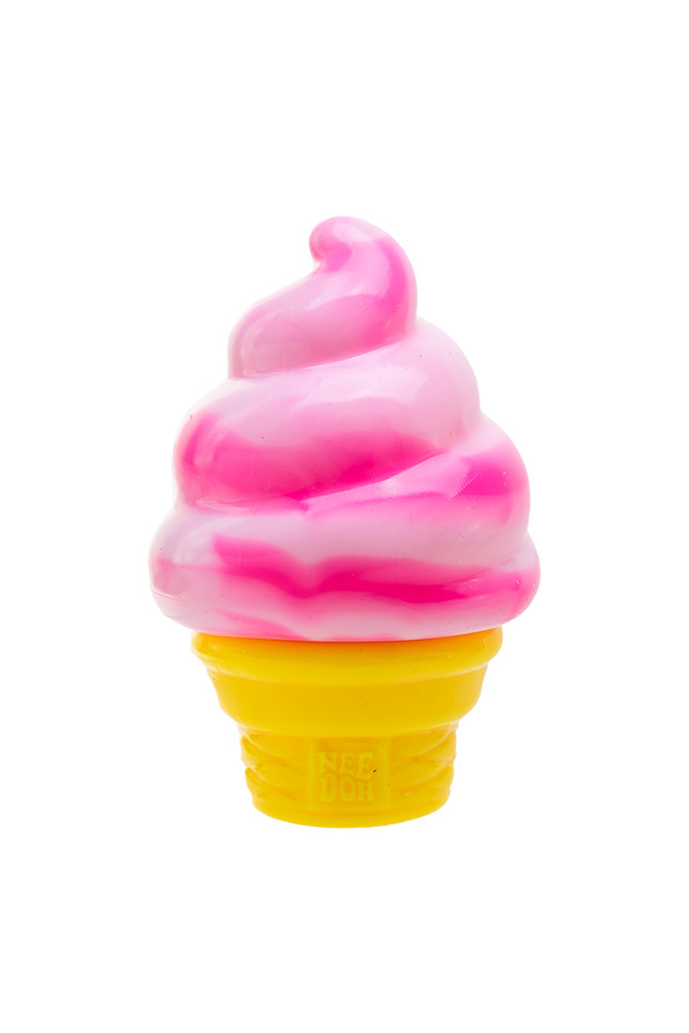 Ice Cream Cone - Sensory Squeeze Toy-Pink