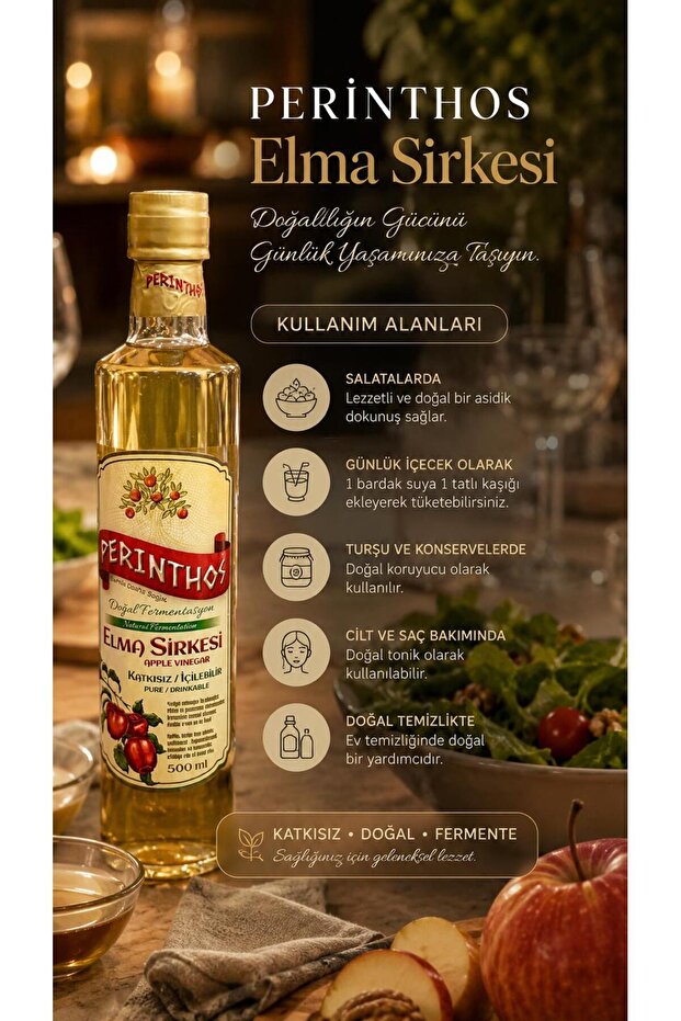 Elma Sirkesi 500 mL.