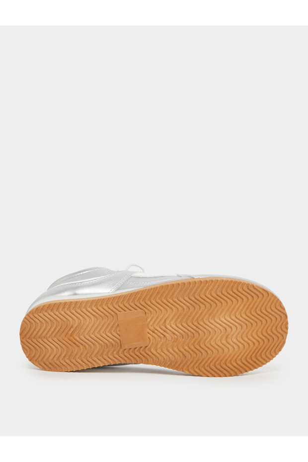 Solid Lace-Up Sneakers - 6