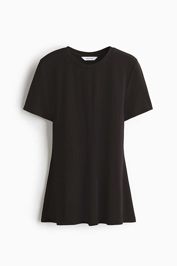Interlock peplum top - 5