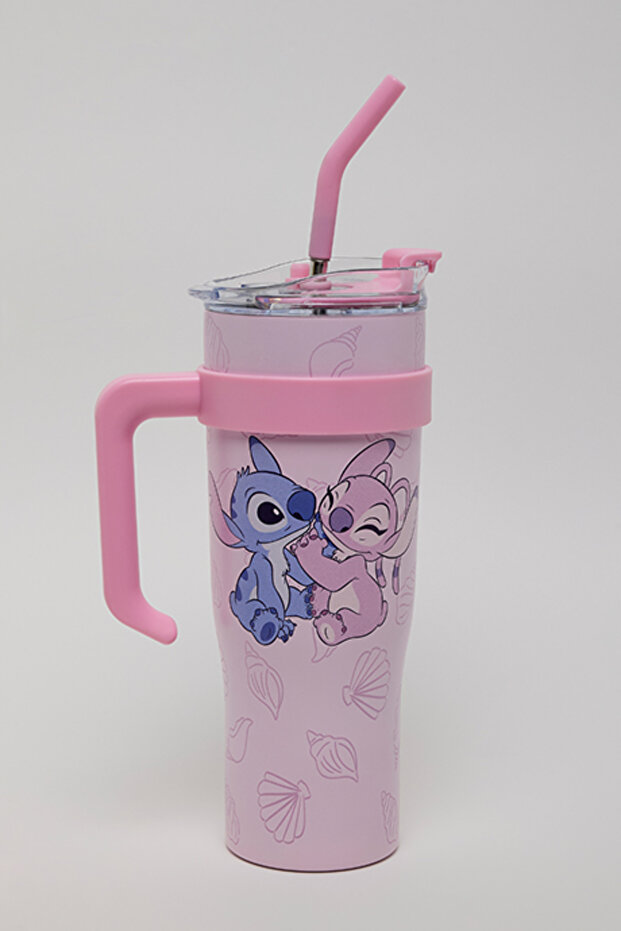 Stitch and Angel Print Tumbler