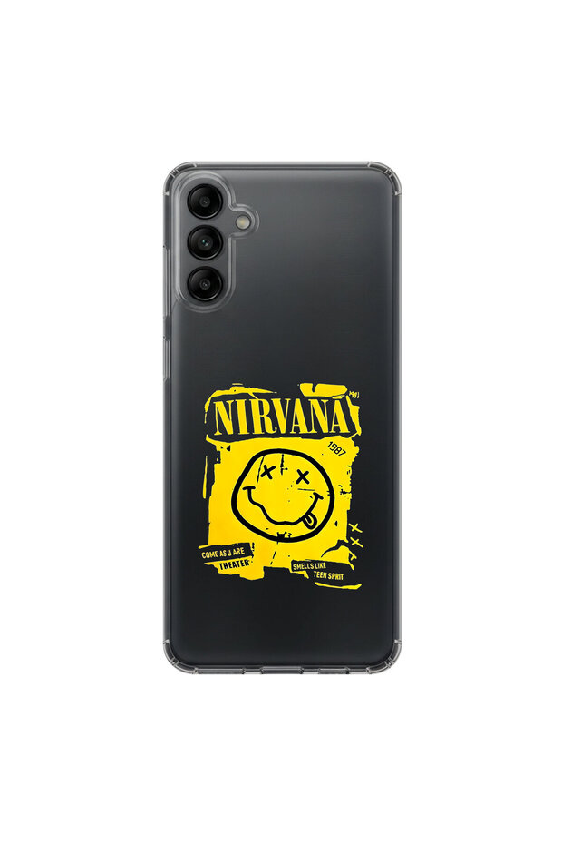 Samsung Galaxy A05S Compatible Metal 10 Design Transparent Case