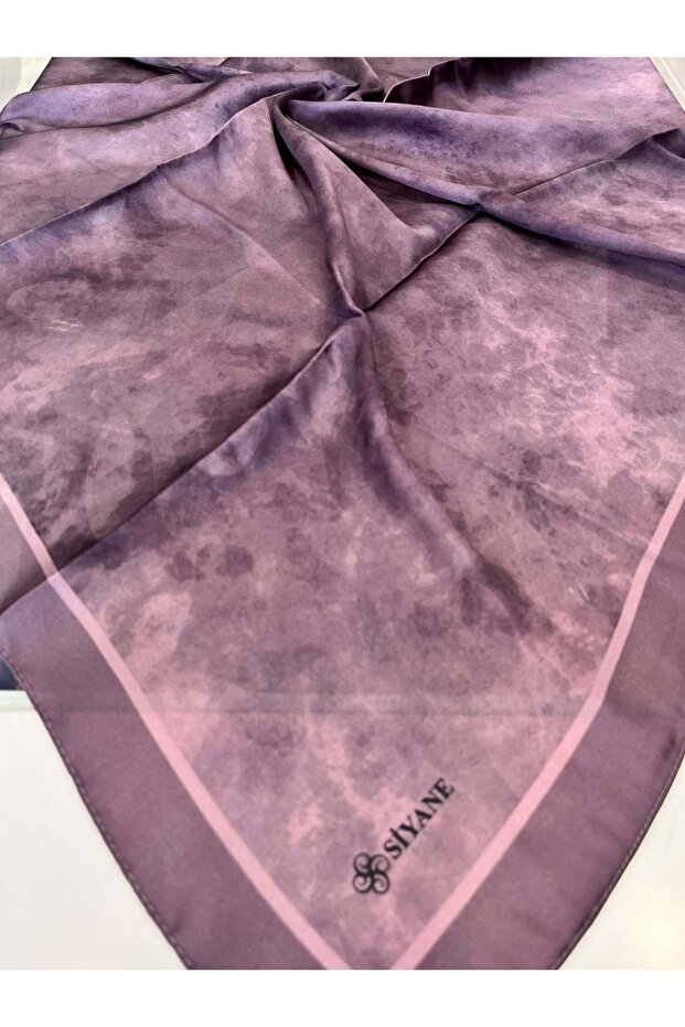 Black Cloud Pattern Crystal Scarf - 12 - 2