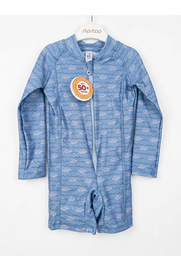 Oster Quick-Drying Uv Protection Long Sleeve Baby Romper Swimsuit