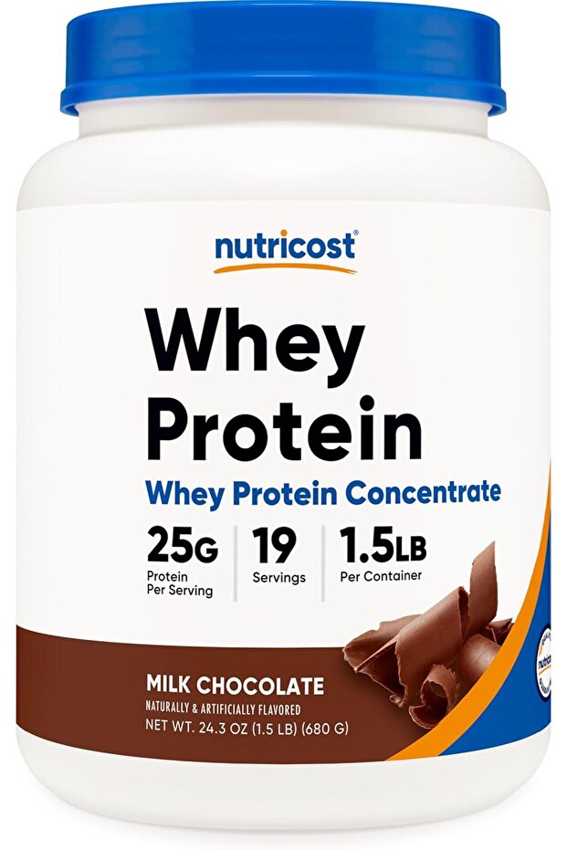 Whey Protein Concentrate (1.5 Pounds, Chocolate) - 25 Grams of Protein Per Serving