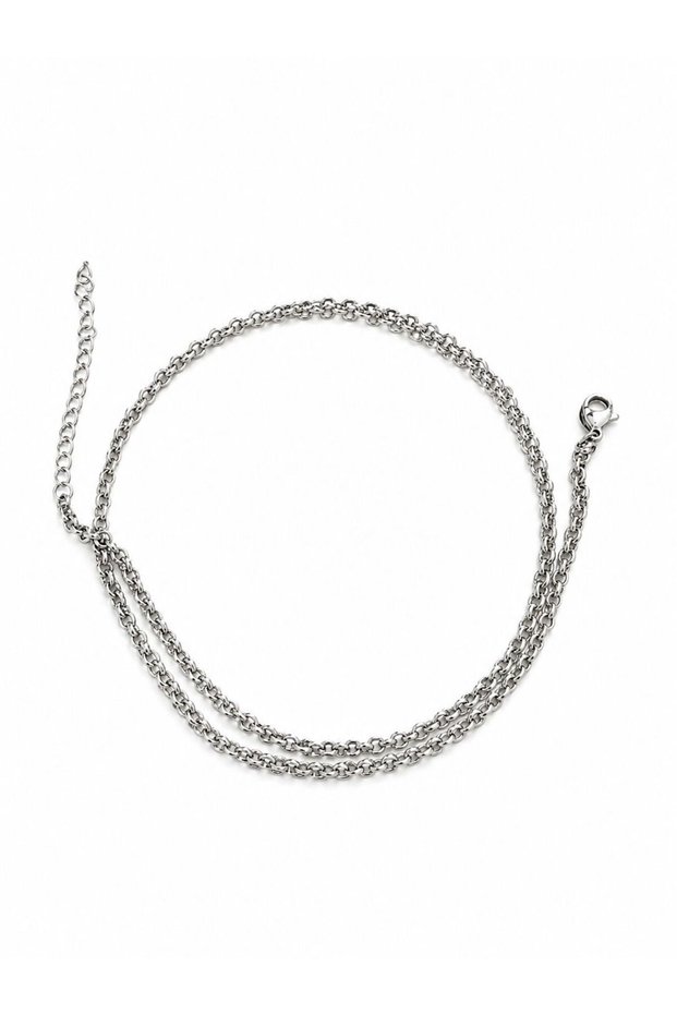 Sevra Steel Chain Necklace, Make Your Own Combination