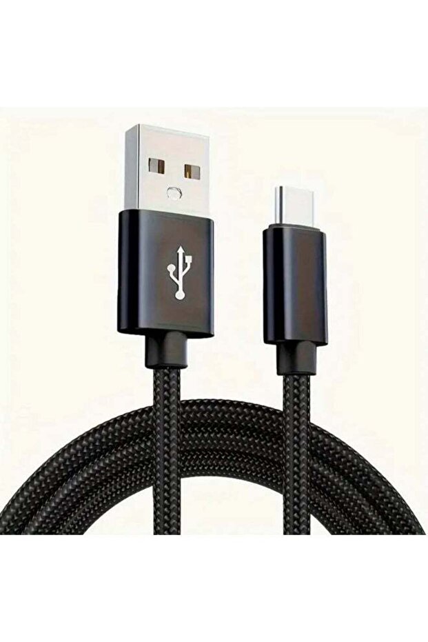 USB to Type-C Cable 1M, Braided Fast Charging & Data Transfer, Compatible with iPhone, Samsung, Huawei