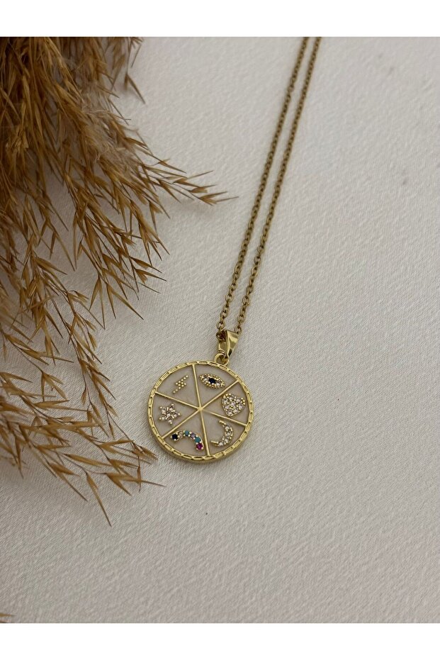 Lucky Charm Steel Necklace
