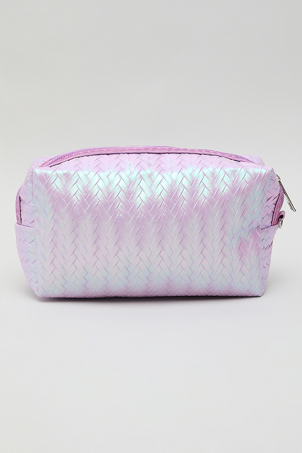Patterned Cosmetic Pouch - 3