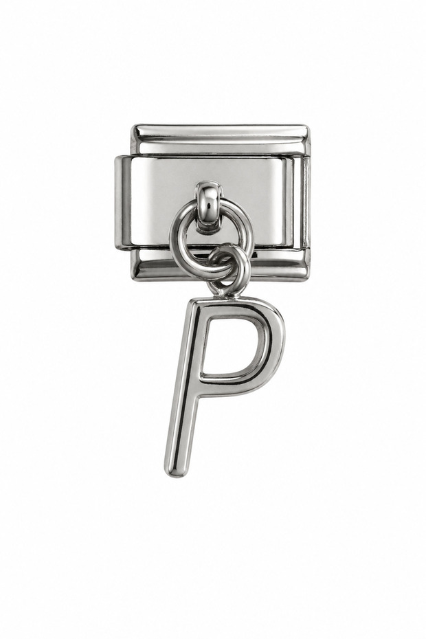 Gift Letter Charm Stainless Steel Bracelet
