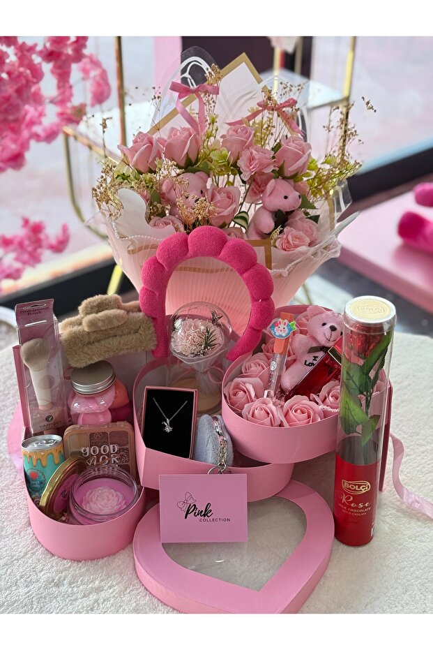 3 kat mutluluk pembe