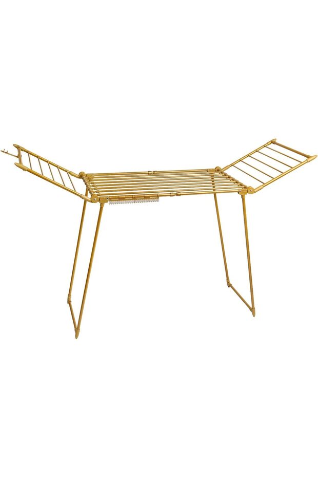 Vento 27M Expandable Cloth Dryer GOLD - Wide Carbon Steel Laundry Rack
