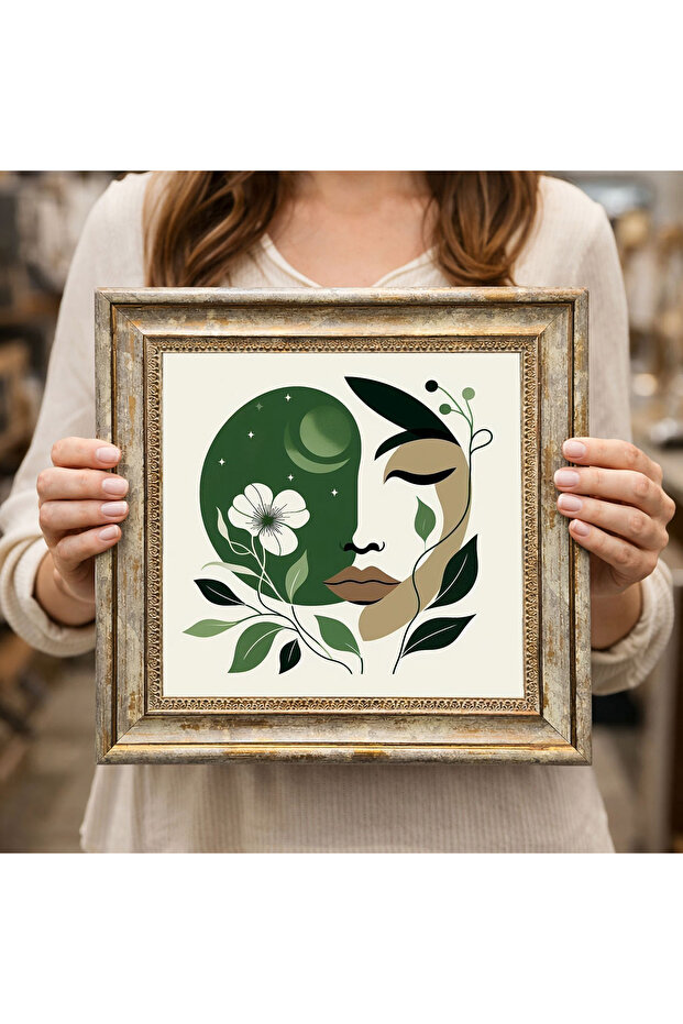 Antique Framed Decorative Painting Dk0293