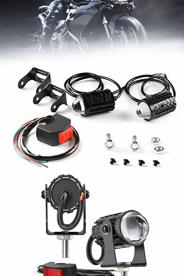 Set Mini Proiector moto - 1