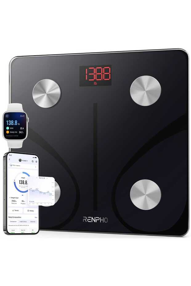 Elis 1 Smart Body Scale, Black, ES-CS20M
