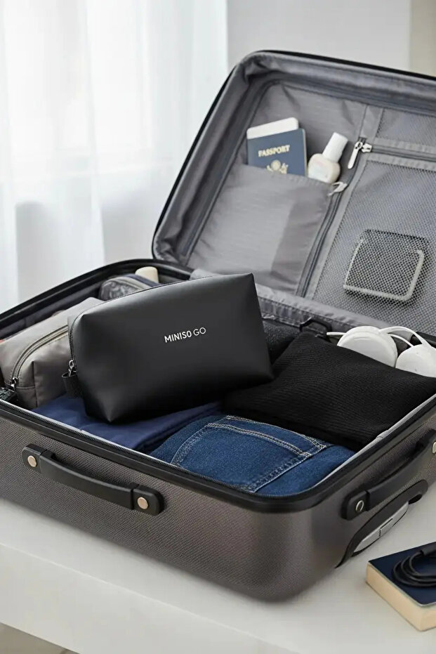 Licensed Travel Bag 19 cm Black – Compact Practical Organizer Bag