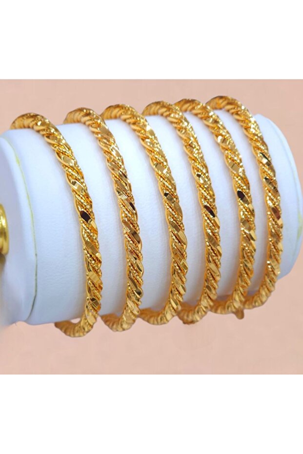 6Pcs Plated Gold Replacement Nails Size 14 - 2