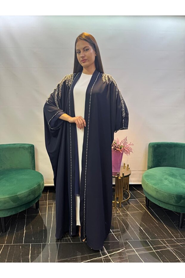 2951 Crystal Stone Abaya