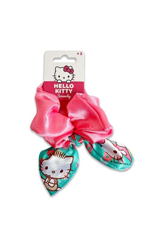 Hello Kitty Two Colorway Scrunchy With Print