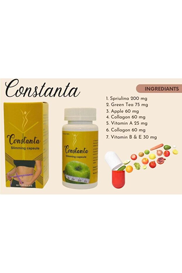 Constanta Slimming Capsules for Weight Management 60 Capsules