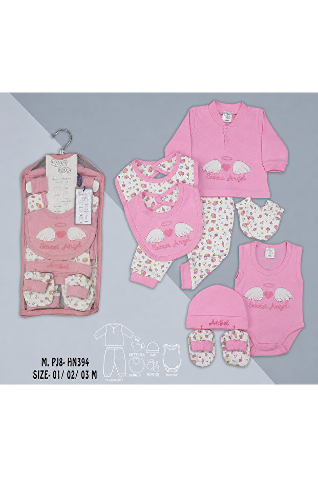 8pcs Baby Girl Set