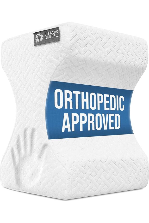 Knee Pillow for Side Sleepers - Memory Foam Leg Pillow for Side Sleeping - Between Legs Pillow