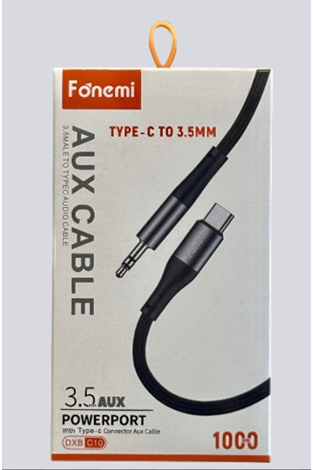 FONEMI-Type C to 3.5mm Aux cable 1000mm