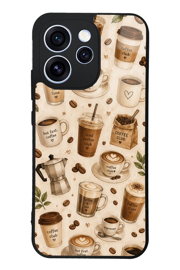 Oppo Reno 15 Pro Coffee Club Design Glossy Phone Case