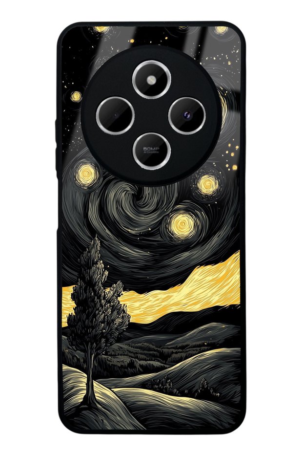 Xiaomi Redmi 14C the Silent Spiral Design Glossy Phone Case