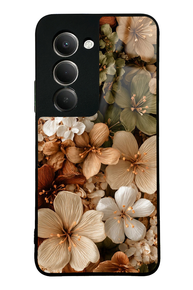 Xiaomi Redmi 15 Glossy Phone Case with Fall Bouquet Design
