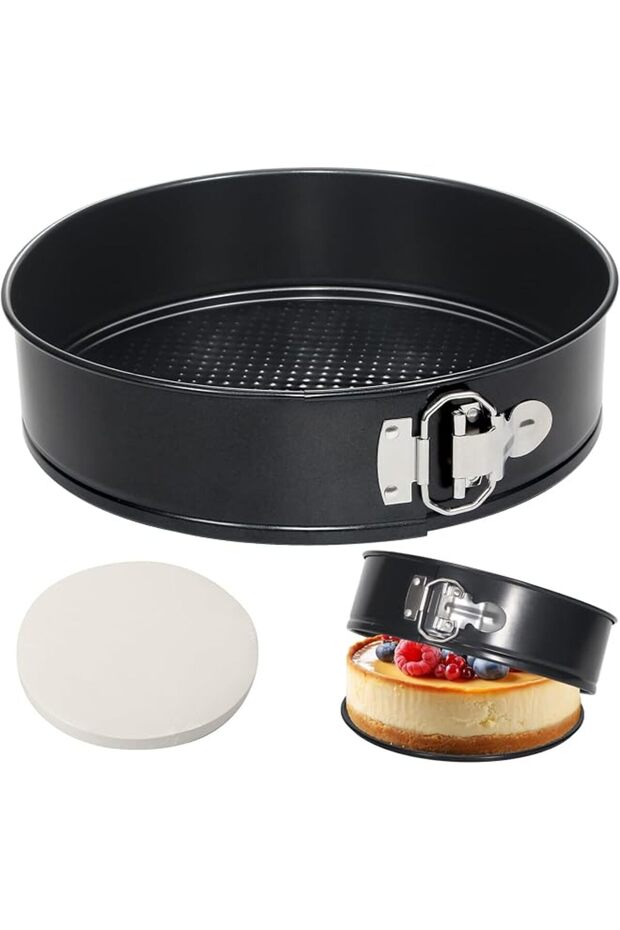 9 Inch Springform Pan, Nonstick Cheesecake Baking Mold Round