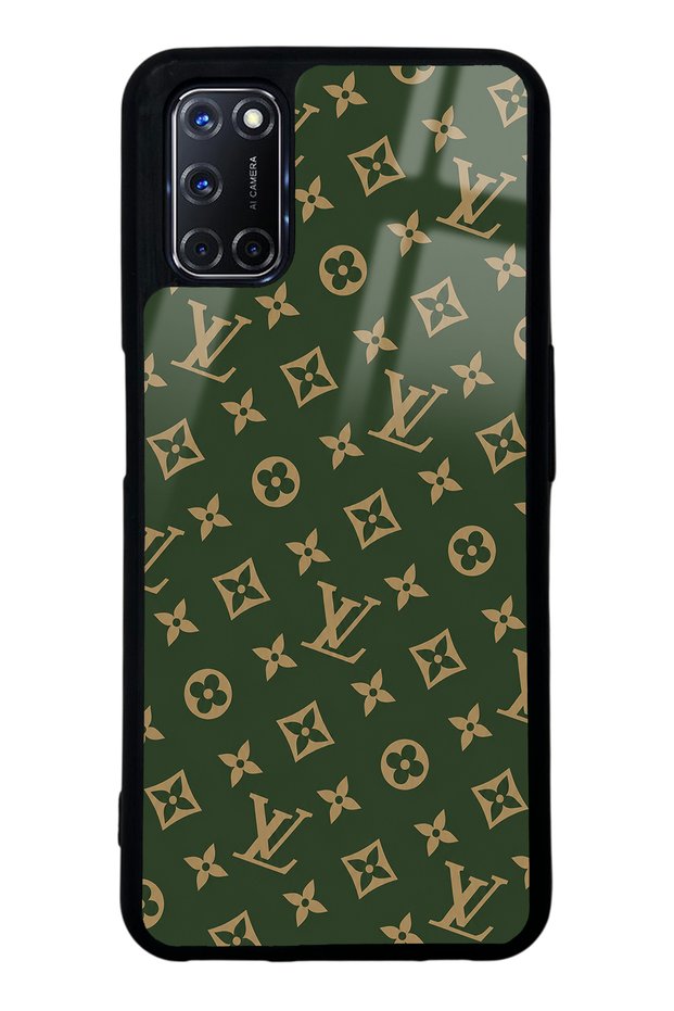 Oppo A52 Green Lv Design Glossy Phone Case