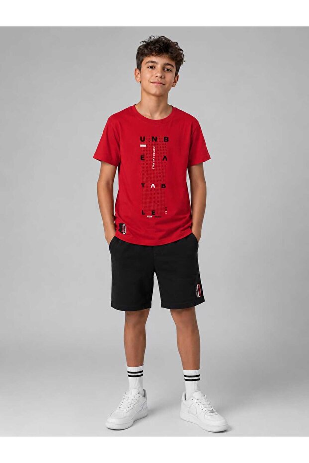 Printed Crew Neck T-Shirt