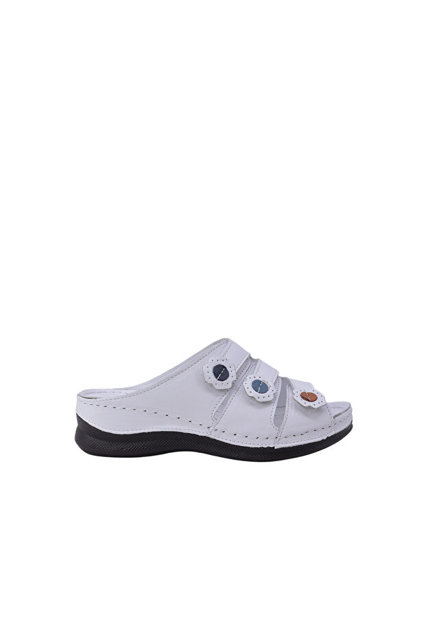 Women's Heeled Slippers with Padded Heel