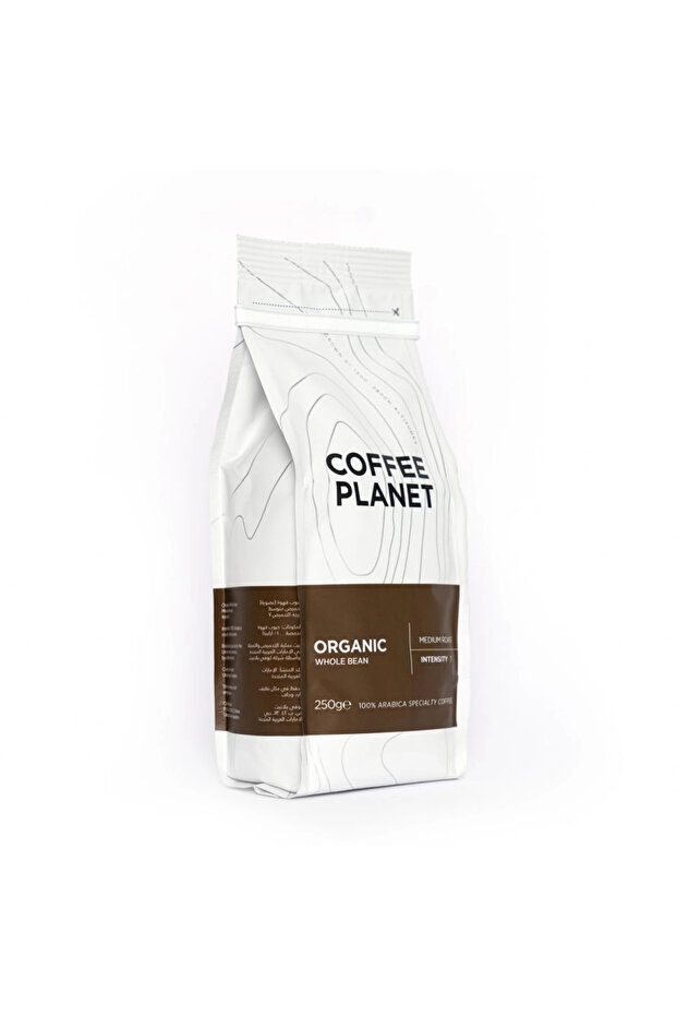 Medium Roast Organic Whole Bean Coffee- 250gms