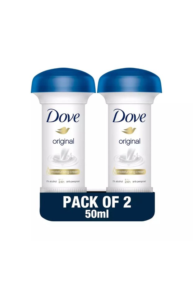 Original Moisturising Cream With 0% Alcohol And 24H Anti Perspirant- 2X50ml