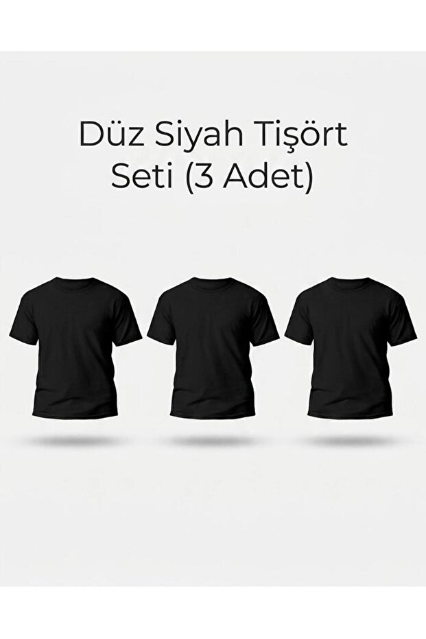 3 lü set tişört