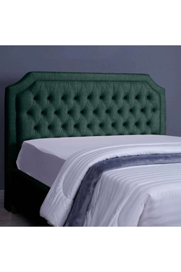 ANDROMEDA HEADBOARD CHANEL OLIVE GREEN L-150 : H-125 CM
